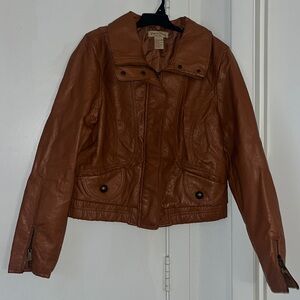 Paris Blues brown leather jacket